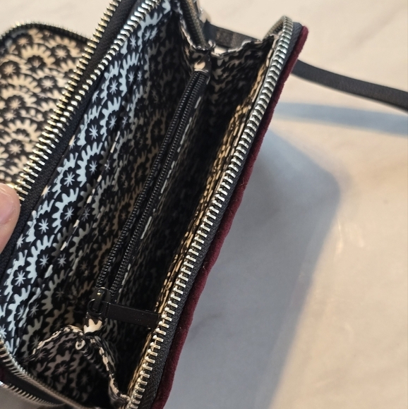 Vera Bradley Iconic RFID All-In-One Velvet Crossbody Bag Wristlet No Strap - Picture 10 of 12